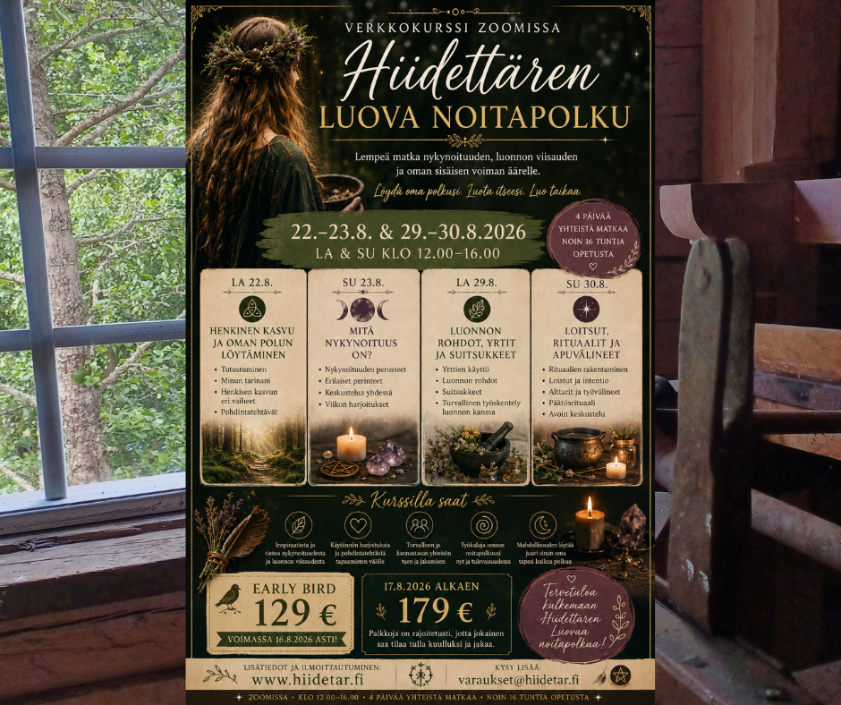 luovanoitapolku, noituus, nykynoita